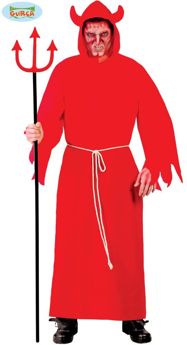 Duivel Kostuum | Belial Satan Rood | Man | Maat 52-54 | Halloween | Verkleedkleding